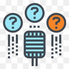 Multicolor Microphone With Cable And Supporter Svg Vectors - png