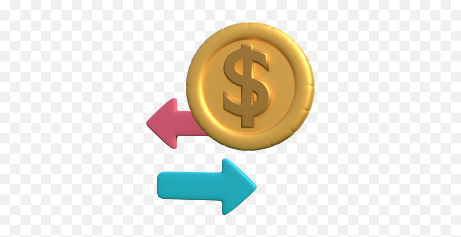 Premium Money Flow 3d Illustration Download In Png Obj Or - Solid,Cash Flow Icon