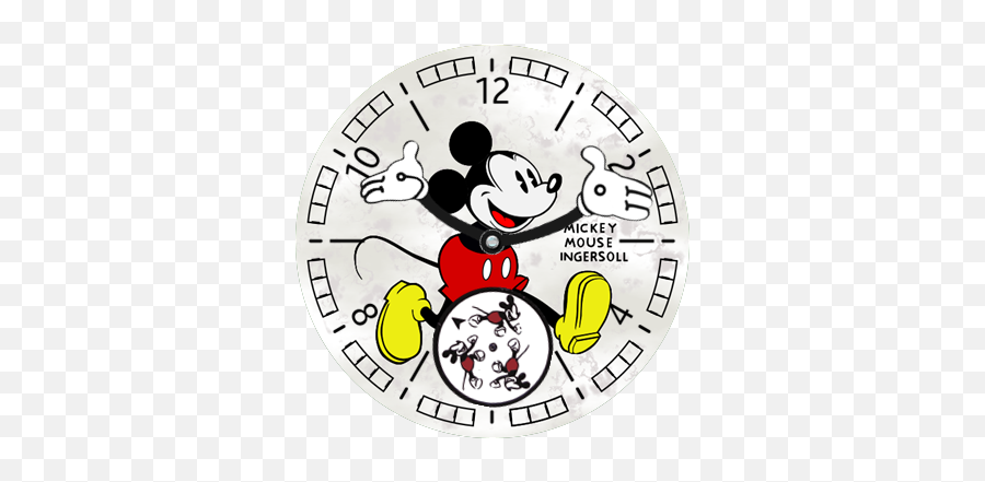 Mickey Mouse Ingersoll U2013 Watchfaces For Smart Watches - Mickey Mouse Face Watch Huawei Png,Mickey Mouse Head Icon
