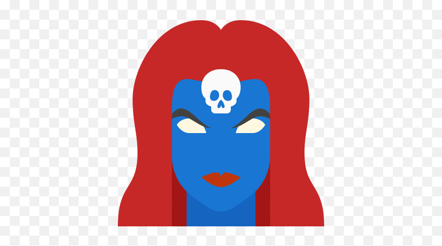 Mystique Icon In Color Style - Mystique Marvel Symbol Png,Add Icon Marvel Sketch