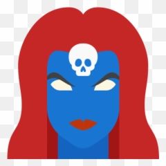 Mystique Icon In Color Style - Marvel Symbol Png