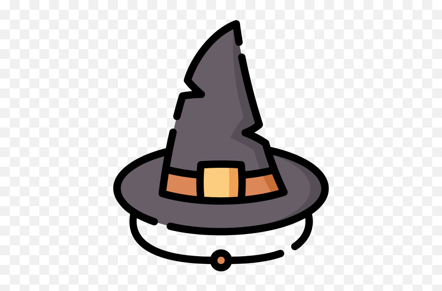 Witch Hat - Free Halloween Icons Costume Hat Png,Witches Hat Icon