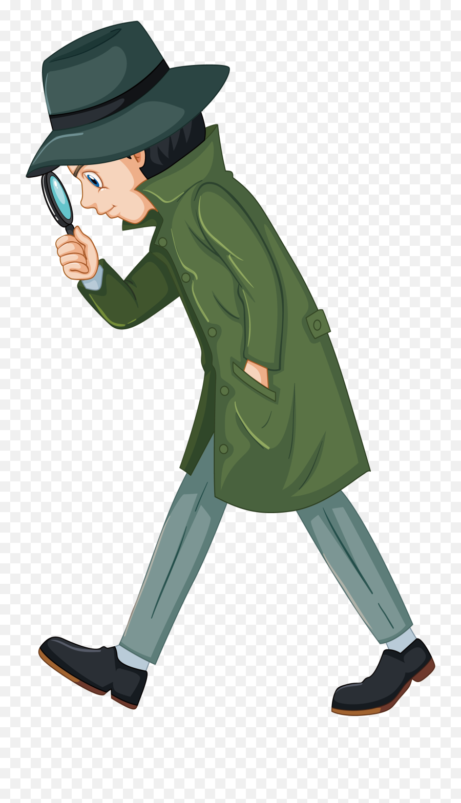 Detective Vector Sherlock Holmes - Sherlock Holmes With Magnifying Glass Png,Detective Png