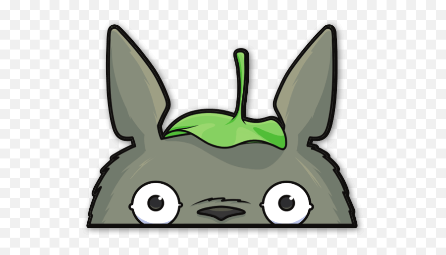 Totoro Peeker - Totoro Png,Totoro Png