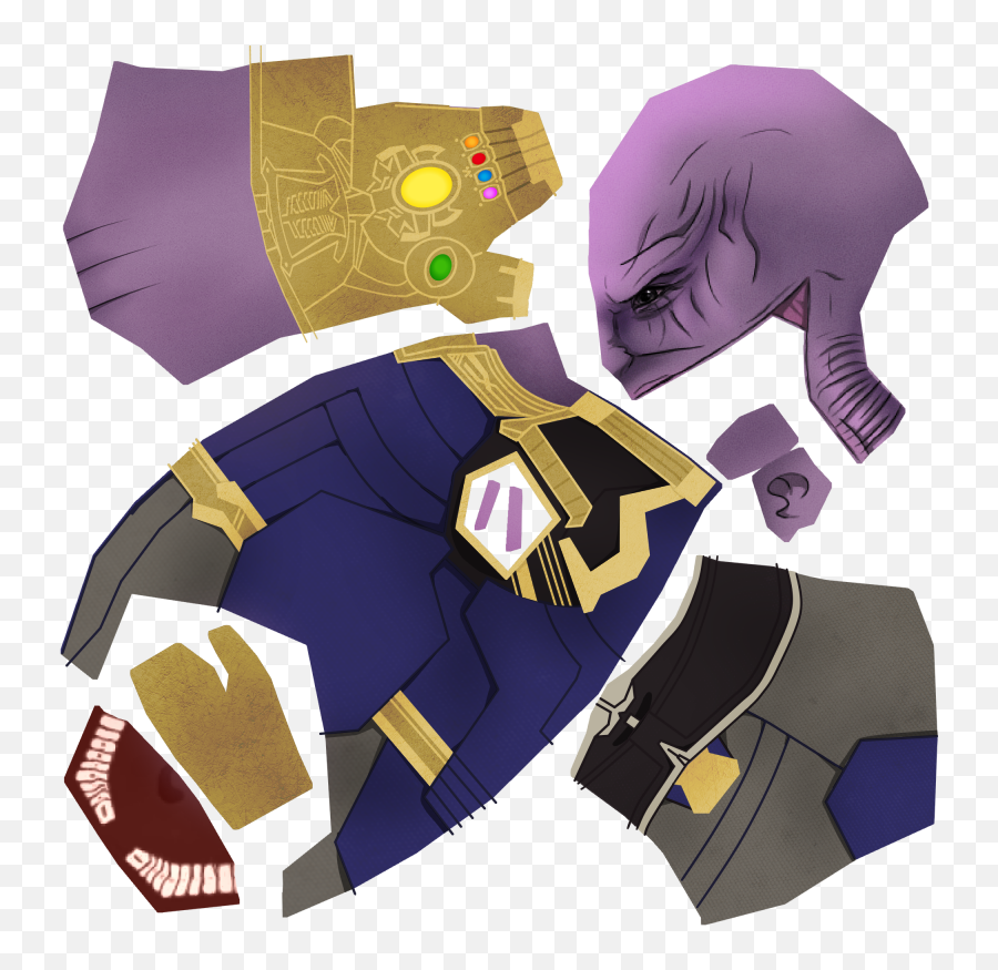 Attack - Thanos Titan Cartoon Png,Thanos Head Transparent