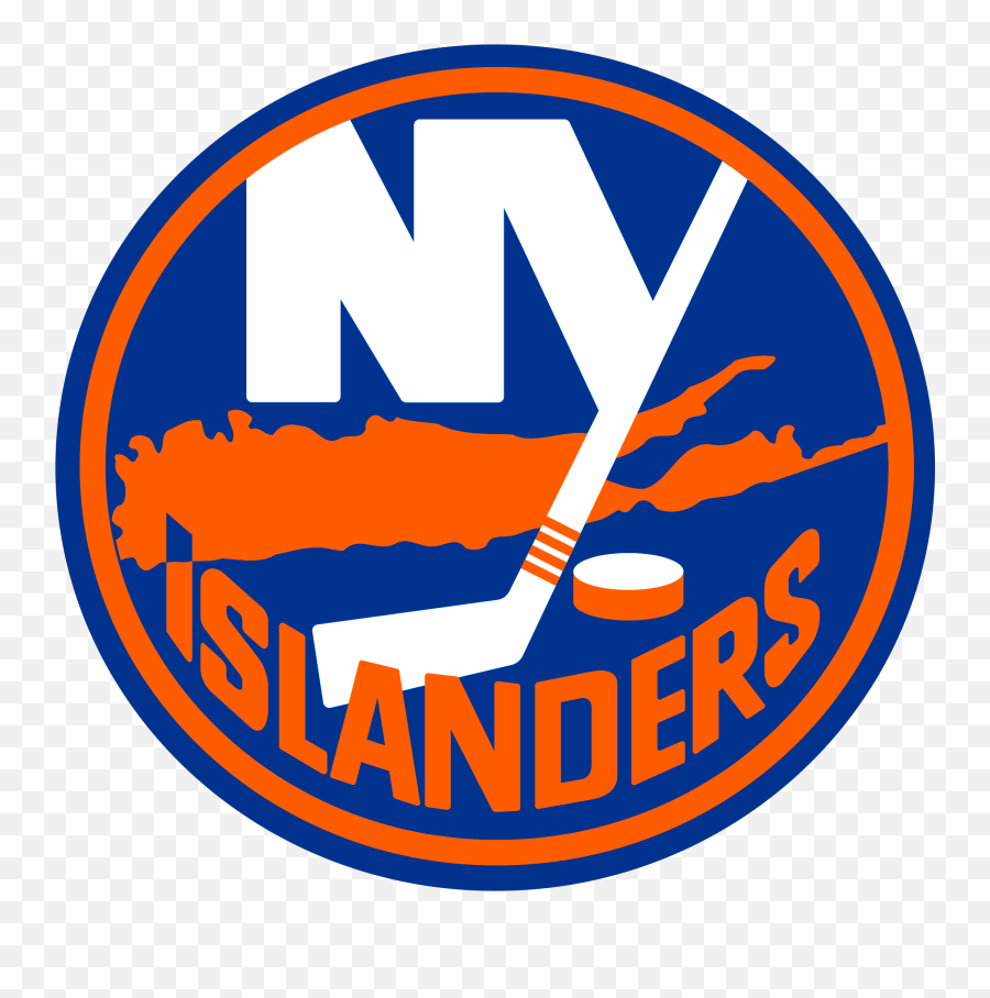 New York Islanders Logos History Team And Primary Emblem - Transparent Ny Islanders Logo Png,Blue Circle Logo