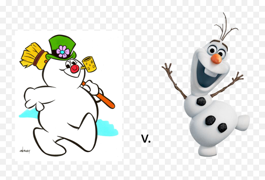 Frost V Olaf Pic - Frosty The Snowman Png Full Size Png Frosty The Snowman Coloring,Olaf Png