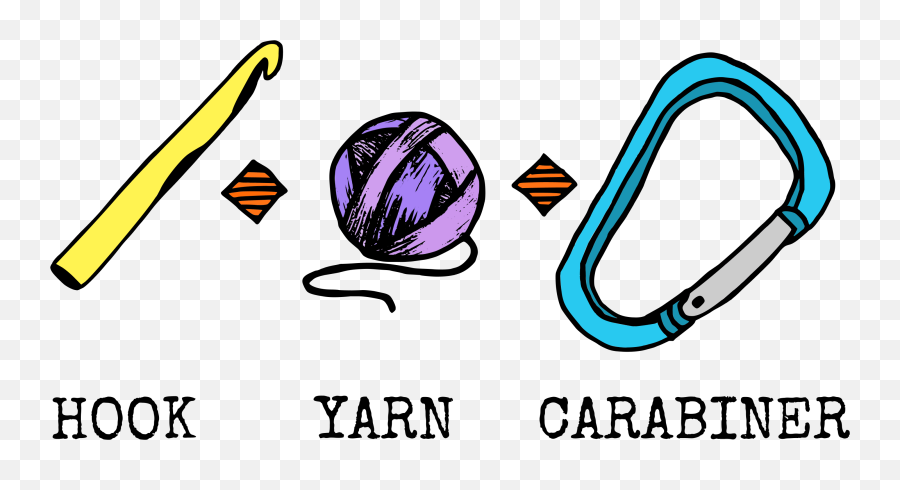 Graphic Of A Yellow Crochet Hook - Crochet Hook Png,Crochet Hook Png
