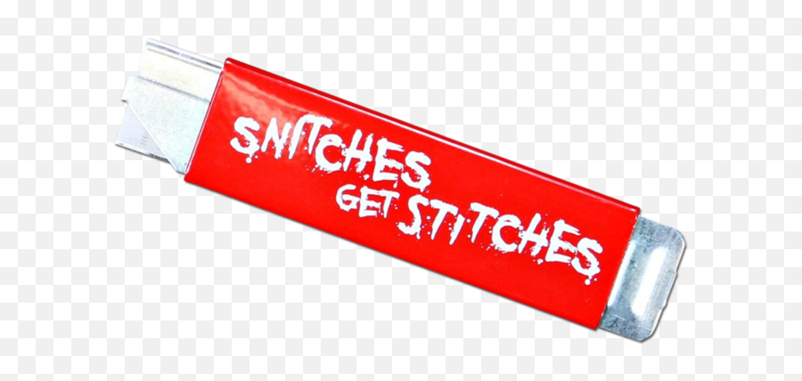 Download Snitches Get Stitches Box - Carmine Png,Stitches Png