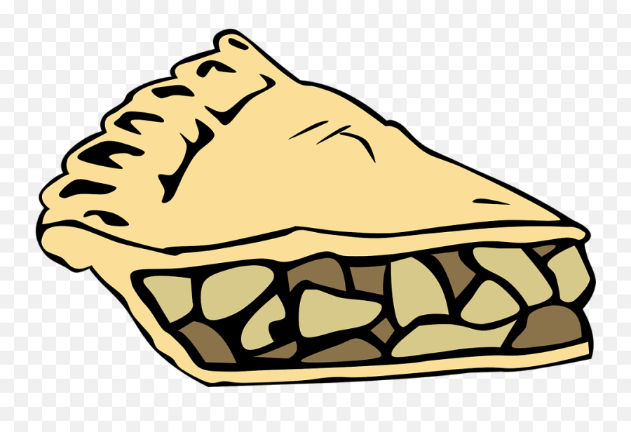 Pie Cake Apples Slice Piece Food Yummy - Clip Art Of Apple Pie Png,Apple Pie Png