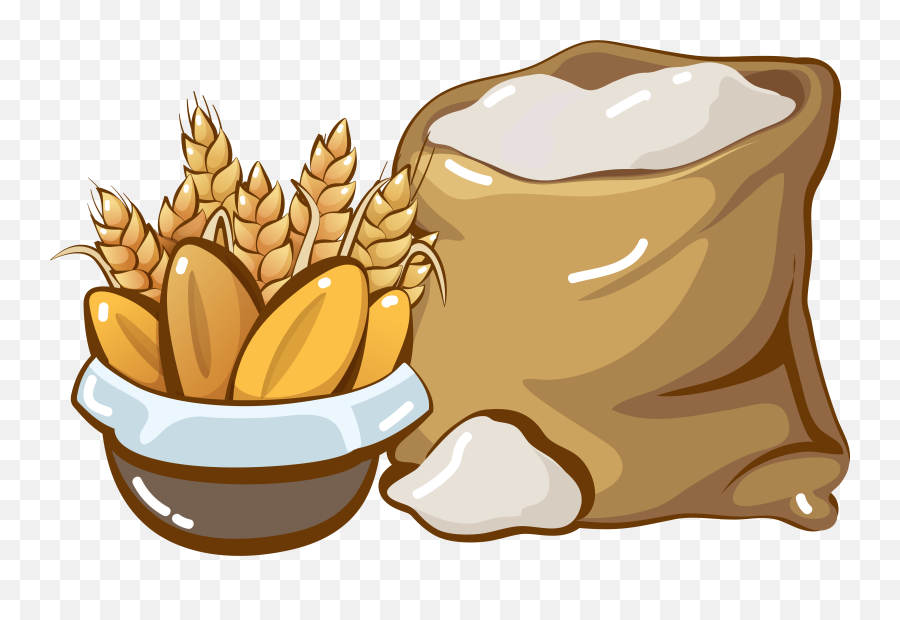 Flour Bread Wheat Cartoon Png - Flour Cartoon Png,Flour Png