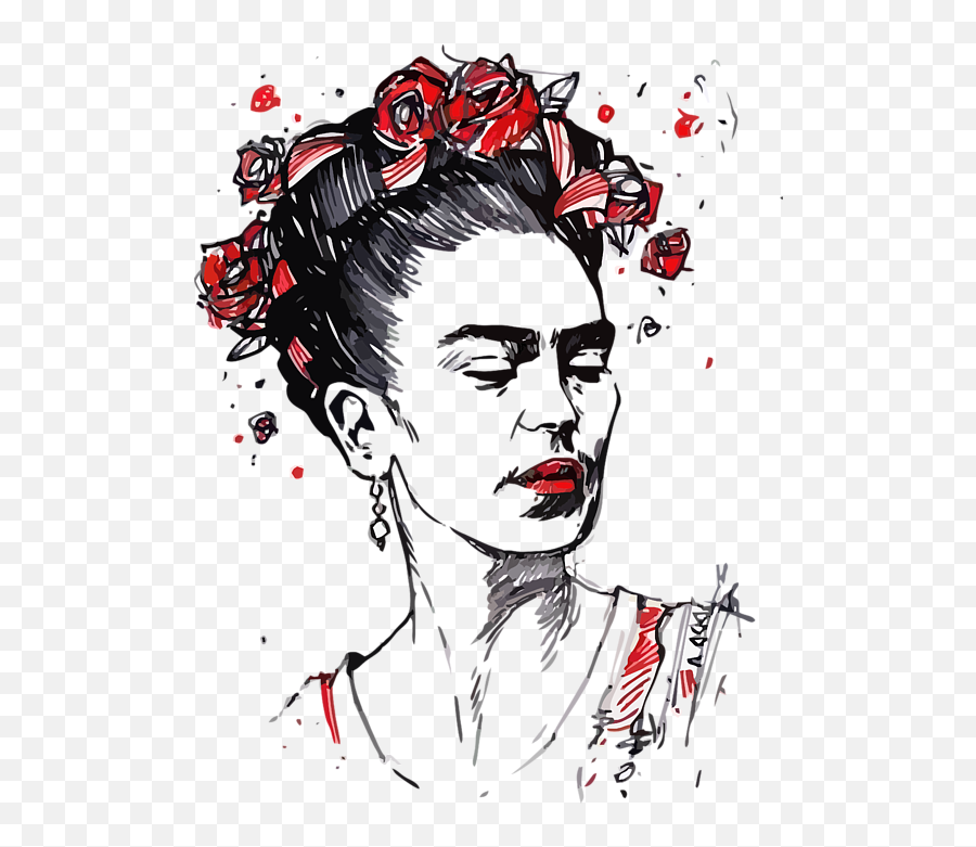 Bleed Area May Not Be Visible - Drawing Easy Frida Kahlo Png,Frida Kahlo Png