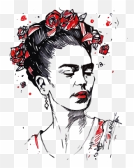 Bleed Area May Not Be Visible - Drawing Easy Frida Kahlo Png,Frida Kahlo Png