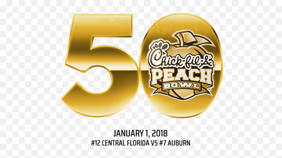 2010s - 50 Years Of The Peach Bowl Peach Bowl Png,Chick Fil A Logo Png