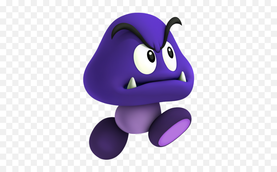 Purple Goomba - Shroom Mario Png,Goomba Png