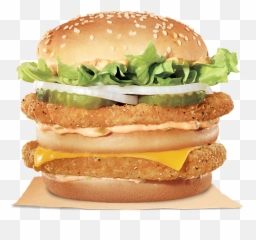 Download Hd 4 - Big Mac Chicken Date Transparent Png Double King Chicken Burger King,Big Mac Png
