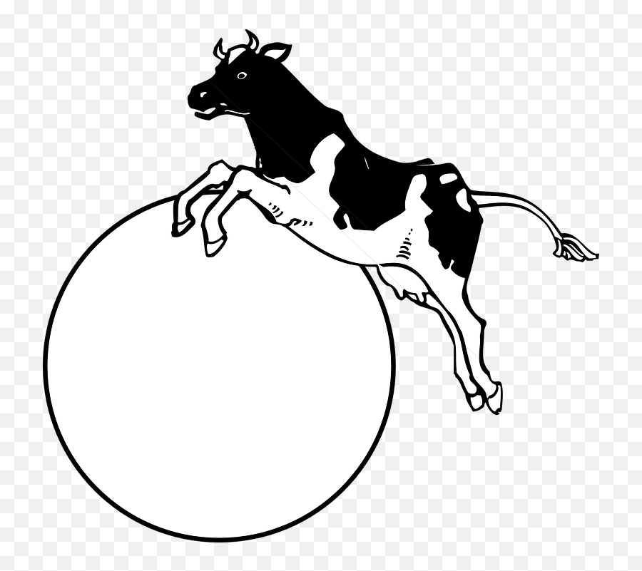 Cow Jumping Png U0026 Free Jumpingpng Transparent Images - Cow Jumping Over The Moon Clipart,Cow Png