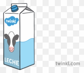 Milk Leche Illustration - Twinkl Twinkl Milk Carton Png,Leche Png
