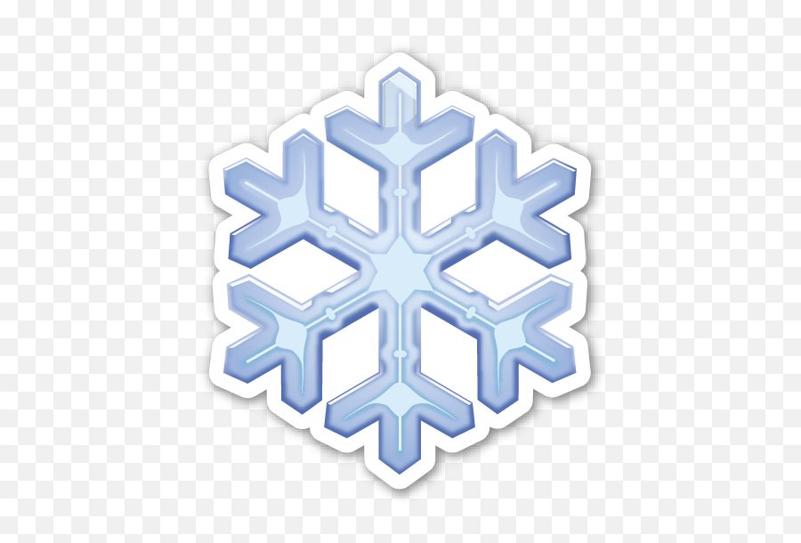 Emoji Stickers - Snowflake Emoji Png,Snowflake Emoji Png