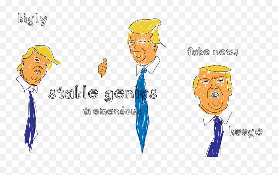 The Tremendous Trump Smart Set - Cartoon Png,Trump Face Png