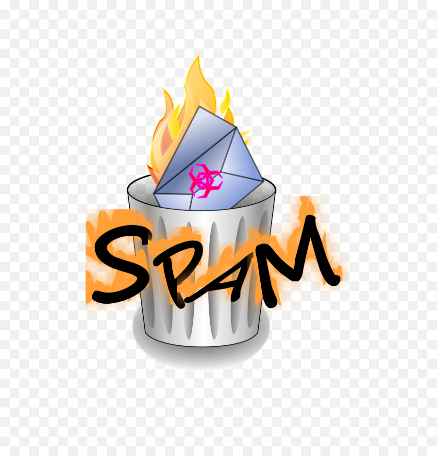 Download Spam Mail To Trash Svg File - Spam Trash Mail Hd Email Spam Clipart Png,Trash Icon Png