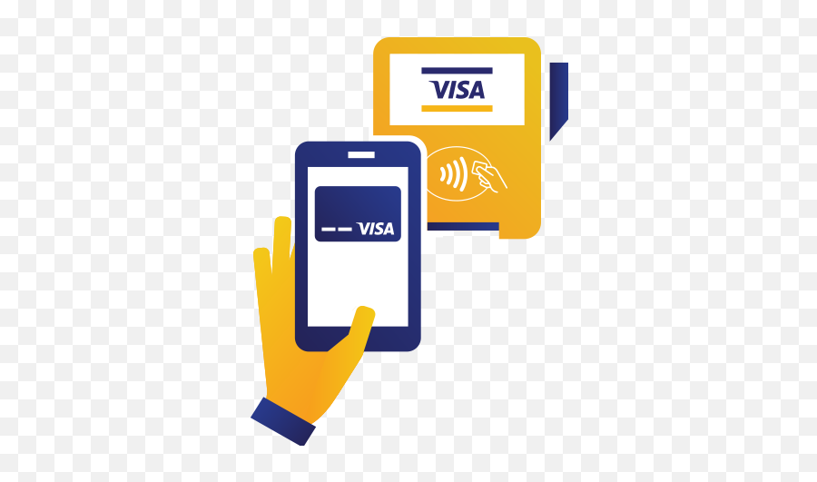 Mobile Payments Pay By Visa - Visa Tap To Phone Png,Hand Holding Phone Png