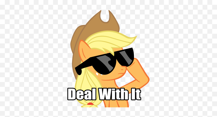 Download Deal With It Free Png Transparent Image And Clipart - Funny My Little Pony,Deal With It Glasses Png