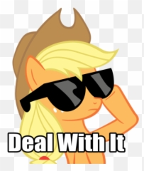 Download Deal With Free Png Transparent Image And Clipart - Funny My Little Pony
