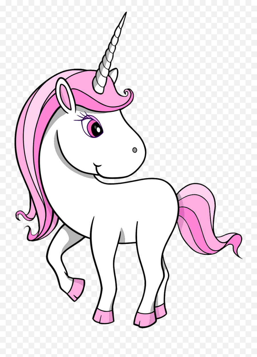 Pin De Menezes Em Poney - Pink And White Unicorn Clipart Png,Unicornio Png