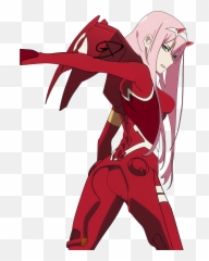 Zero Two Fan - Transparent Background Png