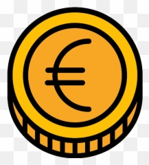 Coin Euro Png Icon - Outline Of A Coin,Euro Png