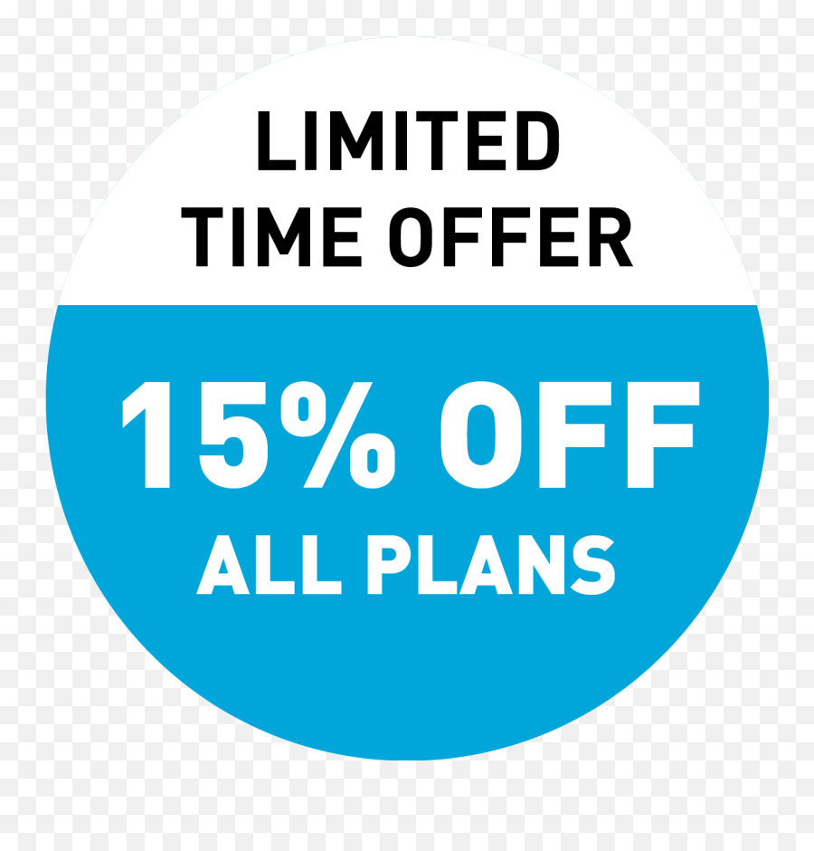 Download 15 Percent Off Limited Time - Circle Png,Limited Time Offer Png