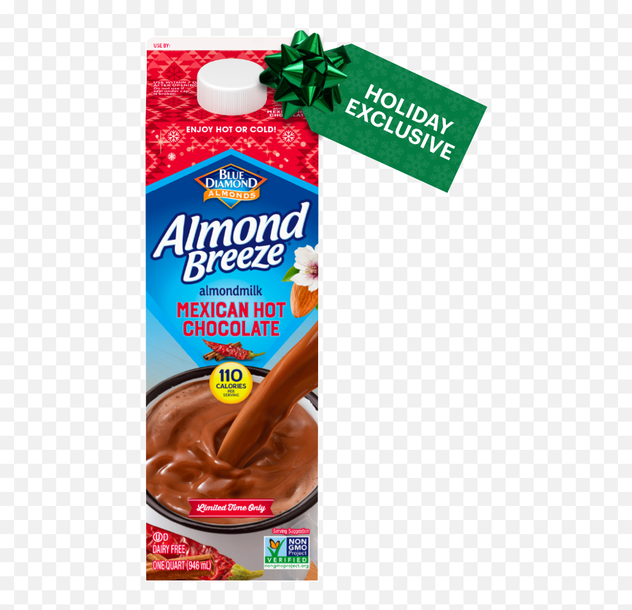 Almond Breeze Mexican Hot Chocolate Almondmilk Blue - Almond Breeze Mexican Hot Chocolate Png,Hot Cocoa Png