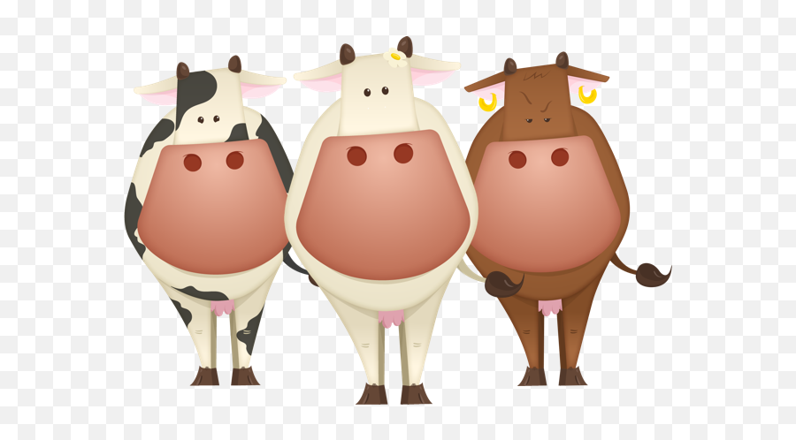Weather Cows - Cartoon Png,Cows Png