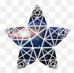 Starry Sky Png - Pentagram Starry Sky Debris Glazing Png And