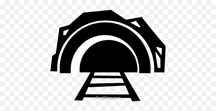 Download Train Tracks Leading Into A - Train Tunnel Png Transparent,Train Tracks Png