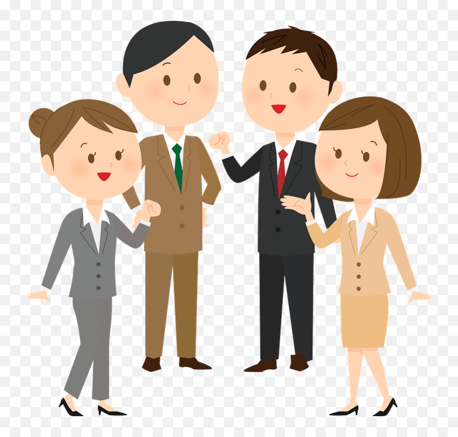Business People From The Company Clipart Free Download - Business People Clipart Png,People Clipart Transparent