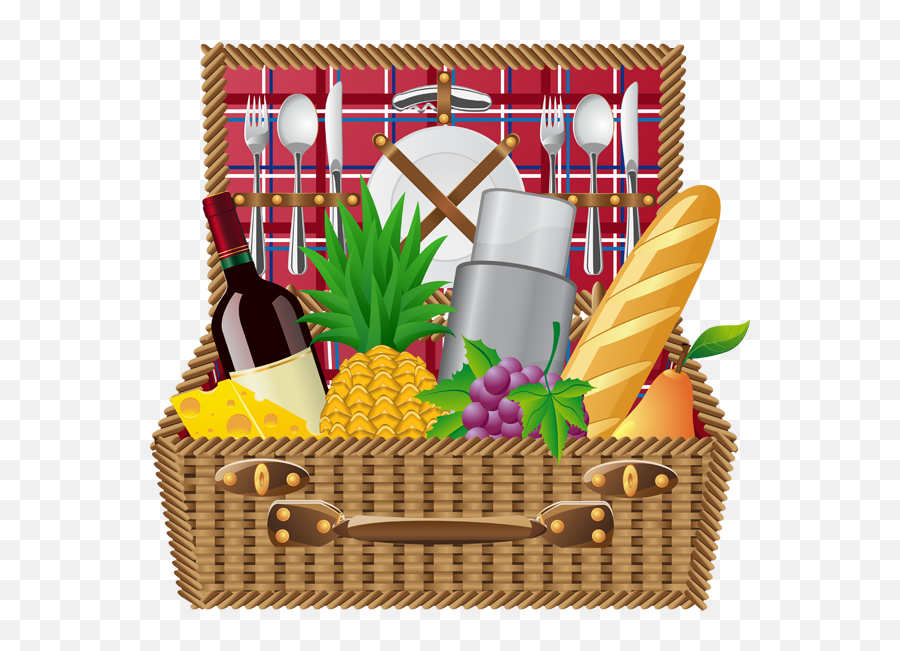Web Design Development Summer Clip Art - Picnic Basket Free Clipart Png,Summer Transparent Background