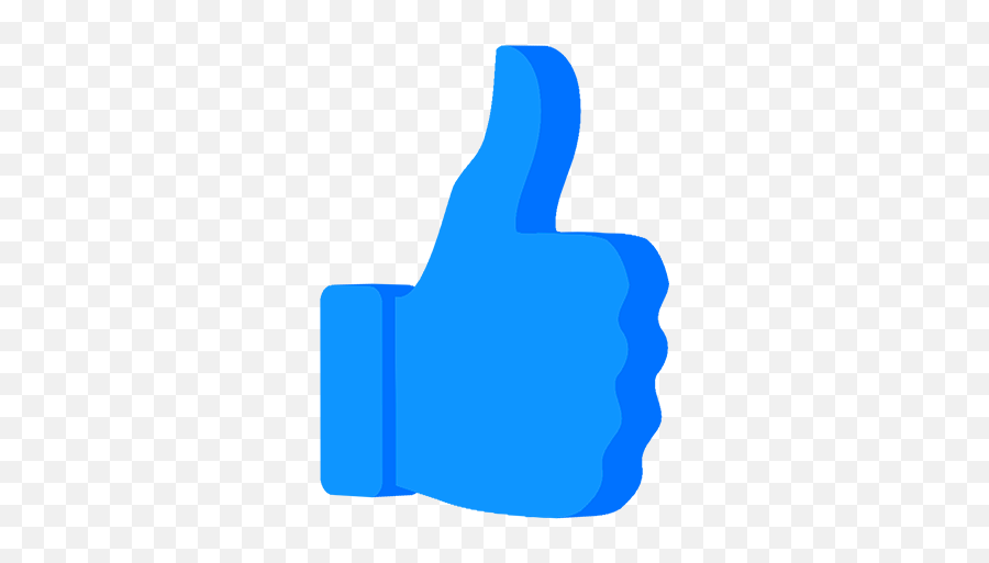 Blue Like Button Youtube And Fscebook - Mtc Tutorials Sign Language Png,Like Button Png
