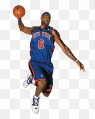 Download Free Png Hd Lebron Sticker - James Lakers Dunking Png