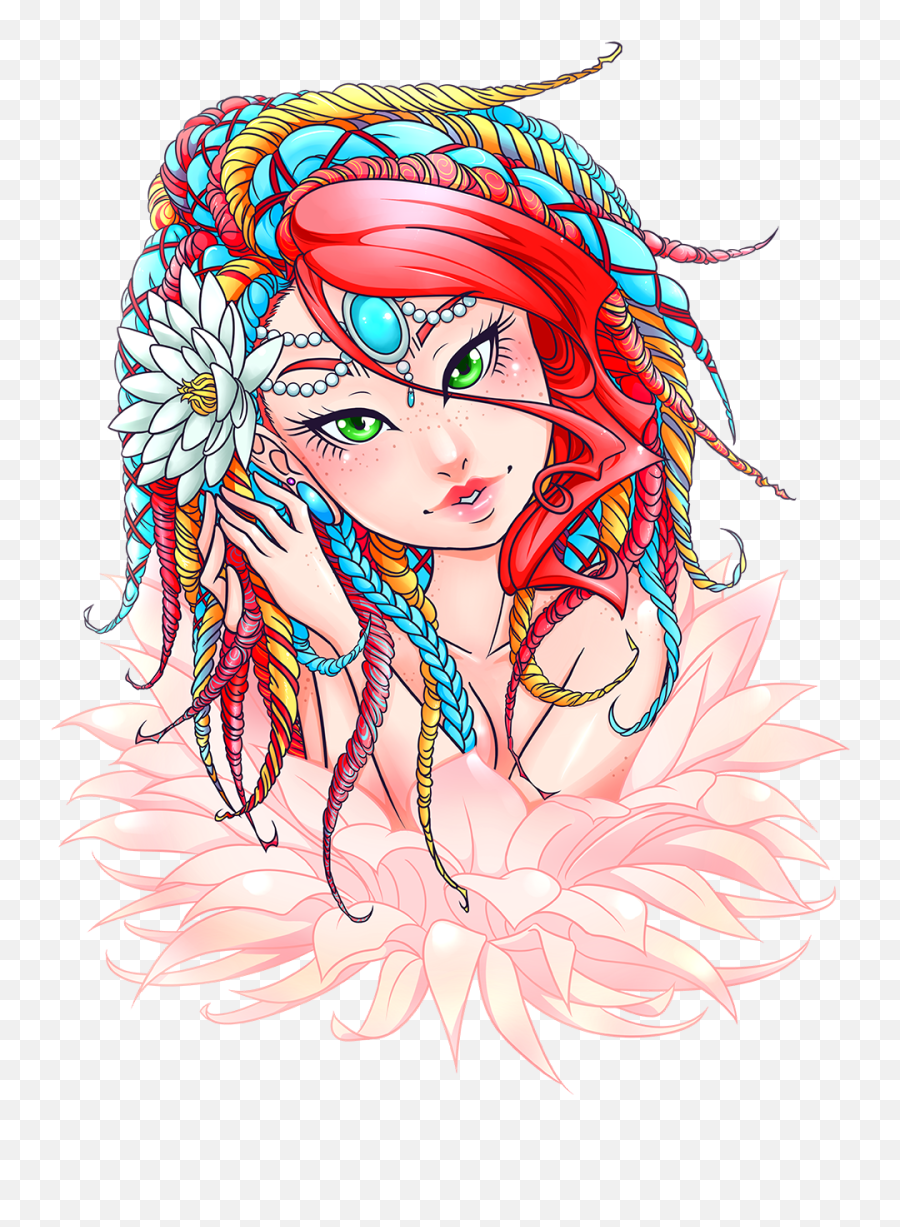 Download Imp And Petal Synthetic Dreads U0026 Accessories As - For Women Png,Imp Png