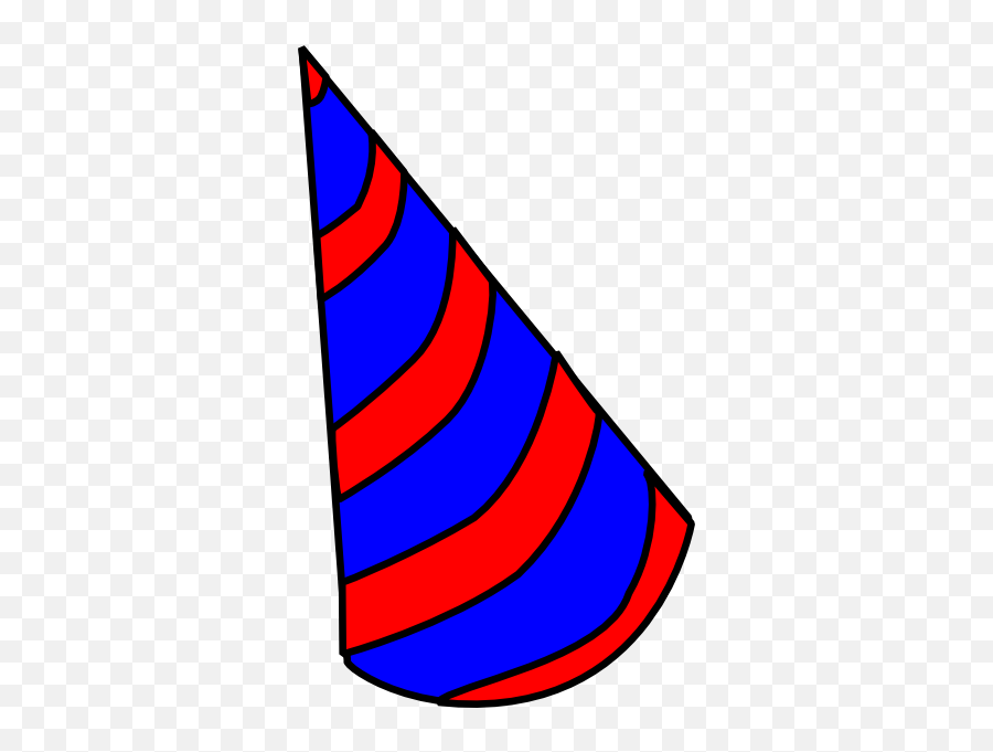 Red And Blue Birthday Hat Png Image - Transparent Background Free Party Hat Clip Art,Happy Birthday Hat Png