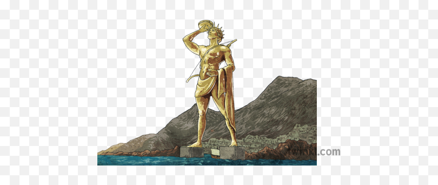 Colossus Of Rhodes No Sky Ks2 Illustration - Twinkl Colossus Of Rhodes In Png,Colossus Png