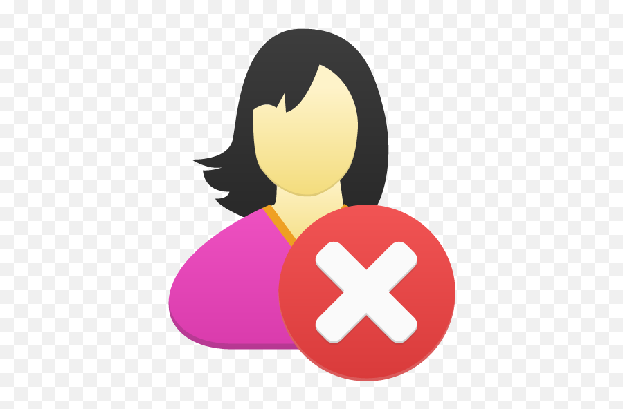Female User Remove Icon - Icopngicnsicon Pack Download User Icon Png,User Icon Png