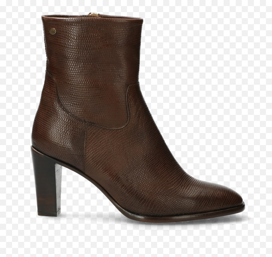 Ankle Boot From Lizard Printed Leather Dark Taupe - Shoe Png,Boot Print Png