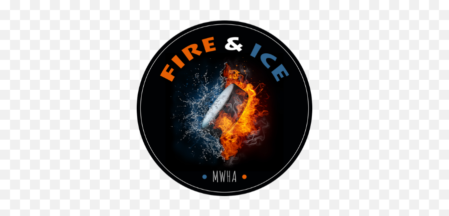 Fire And Ice Youth Hockey Fundraiser - Hockey Puck Art Png,Fire And Ice Logo