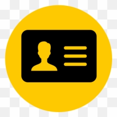 Id Card - Icon Png 446x446 Clipart Download Horizontal