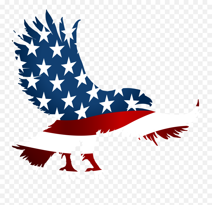American Eagle Flag Transparent Png Clipart