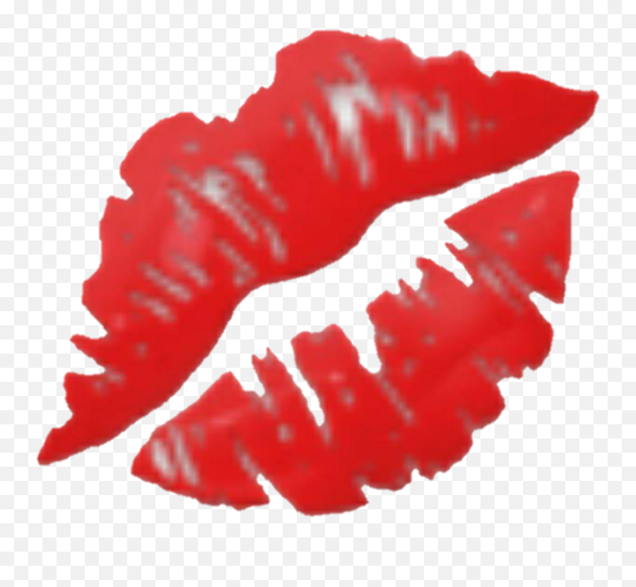 Download Emoji Kissmark Kiss Mark Red - Kiss Emoji Png,Kiss Mark Png