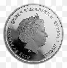 2019 Tuvalu Oz Silver Suicide Squad - Quarter png